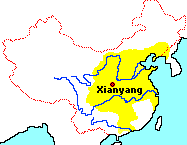 Map of the Qin Dynasty